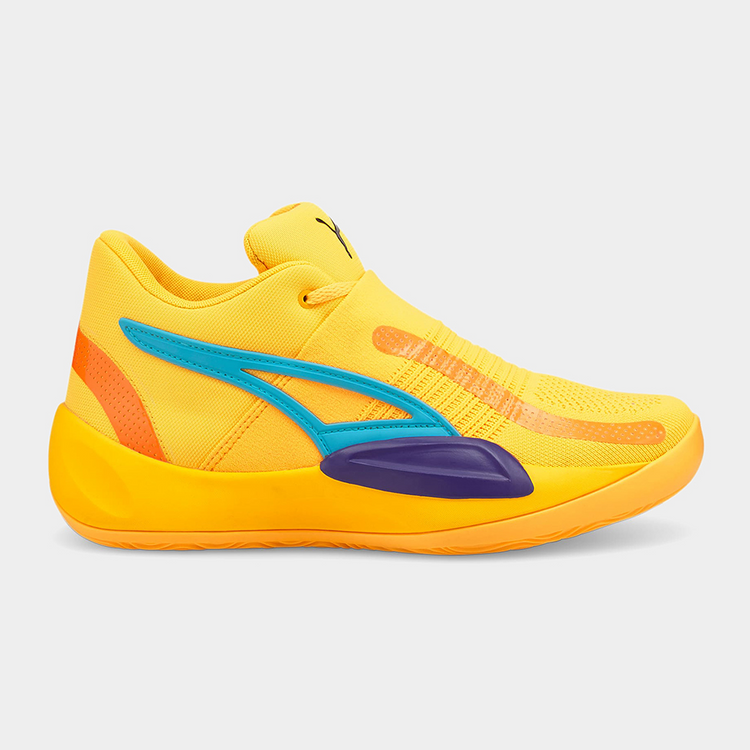 Men's Puma Rise Nitro Yellow Basketball Shoes