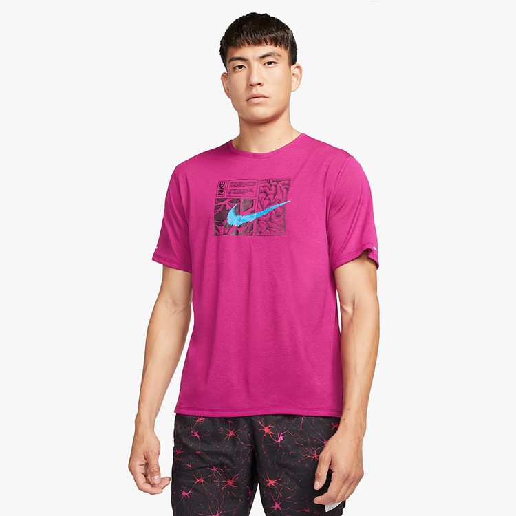 Men's Nike Berry Dri-Fit Miler T-shirt