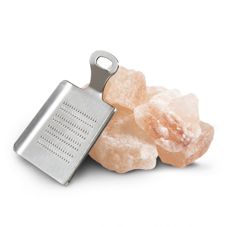 rock salt & grater