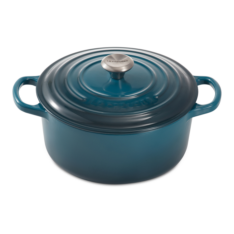 le creuset signature casserole round 22cm