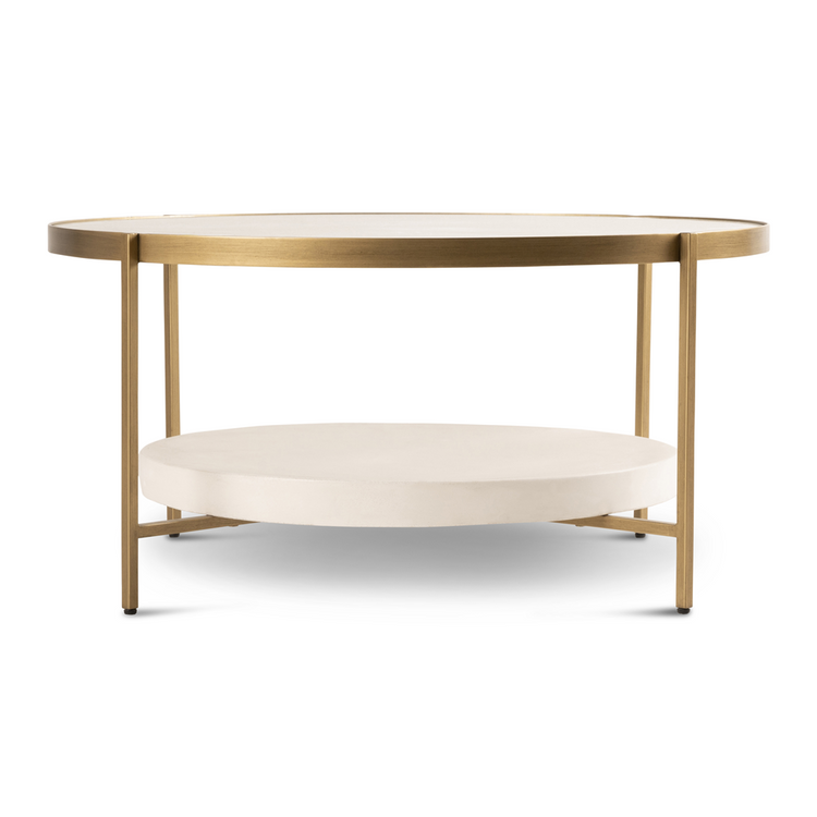 ivory coffee table 96cm