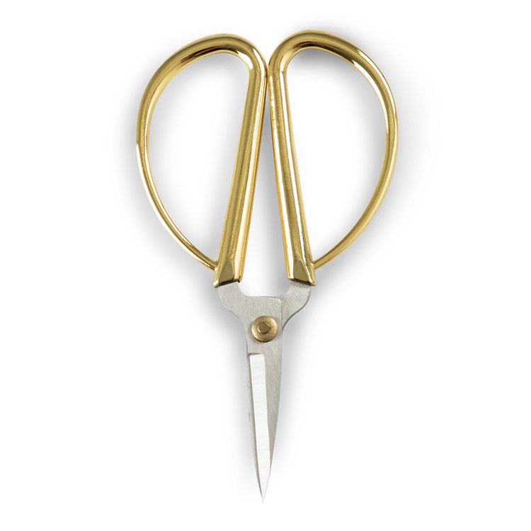 chinese shears gold 13x7cm