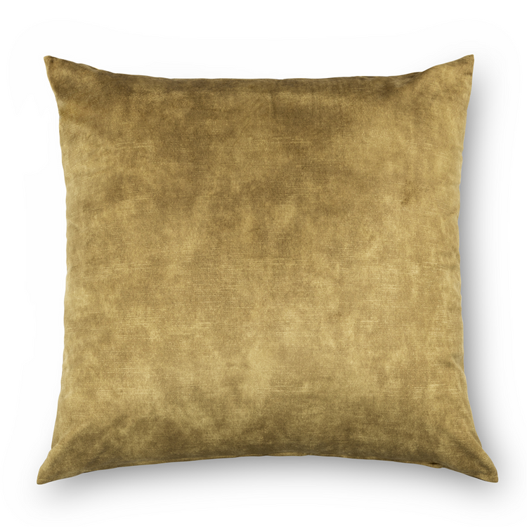 scatter pillow chartreuse distressed velvet 60x60