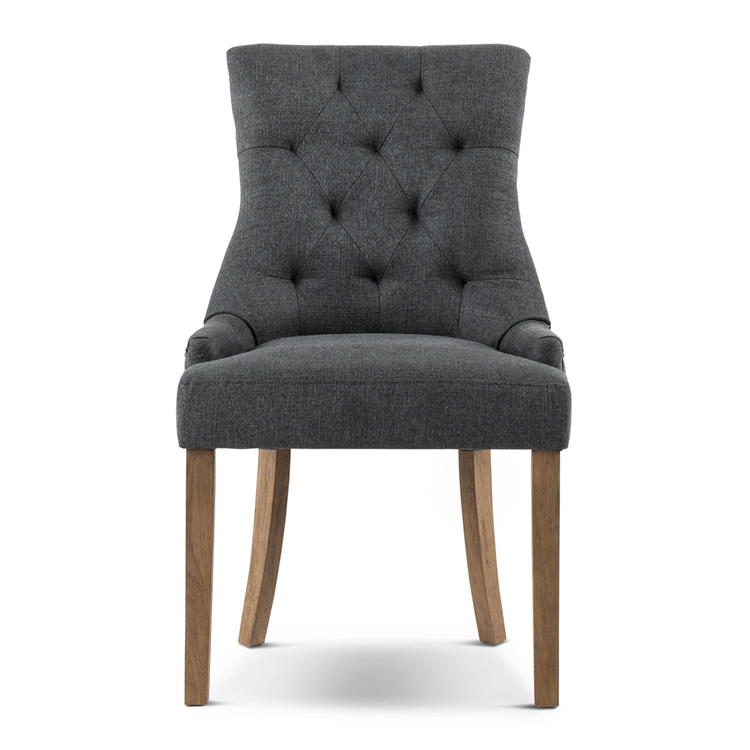 beth dining chair jensen charcoal