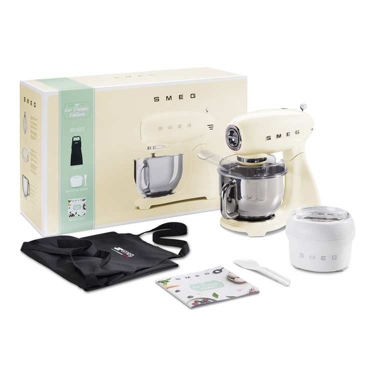 Smeg stand mixer combo set cream