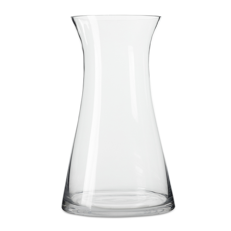 vase new flare clear glass 30cm