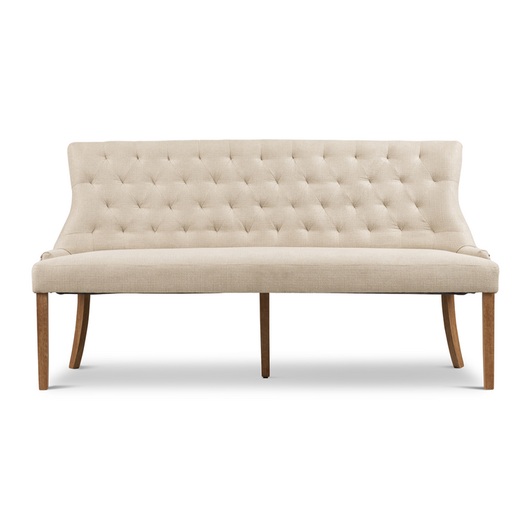 beth dining bench jensen natural 170cm