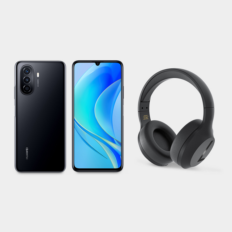 Huawei Y70 Dual Sim and Bluetooth headset with 15GB Telkom Sim